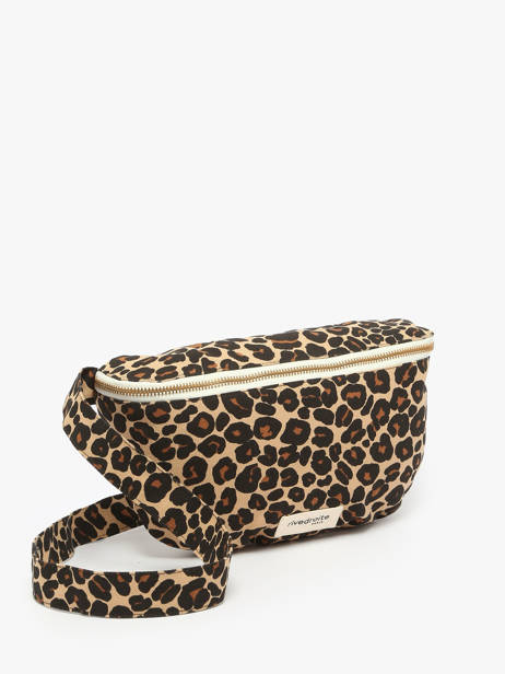 Belt Bag Custine Gerecycleerd Katoen Rivedroite Bruin forever wild CUSTIFOR ander zicht 2