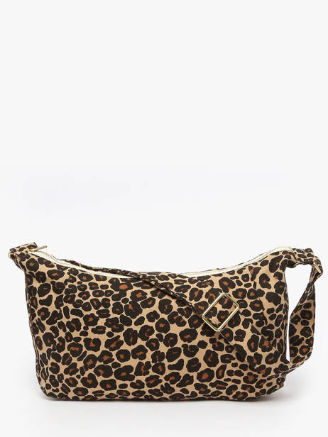 Cross Body Tas Mini Charlot Gerecycleerd Katoen Rivedroite Bruin forever wild MCHARFOR ander zicht 4
