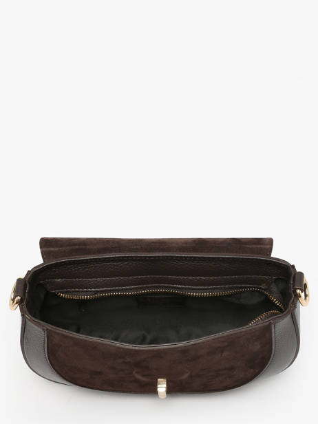 Cross Body Tas Velvet Caviar Leder Milano Bruin velvet caviar VC25069 ander zicht 3