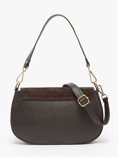 Cross Body Tas Velvet Caviar Leder Milano Bruin velvet caviar VC25069 ander zicht 4