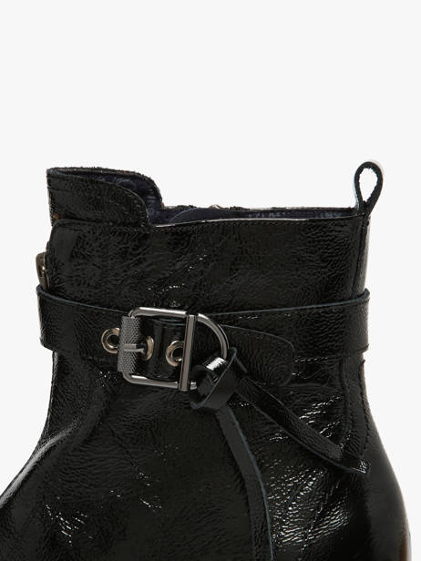 Enkellaarsjes Met Hak Evie Uit Leder Dorking Zwart women D9163 ander zicht 3