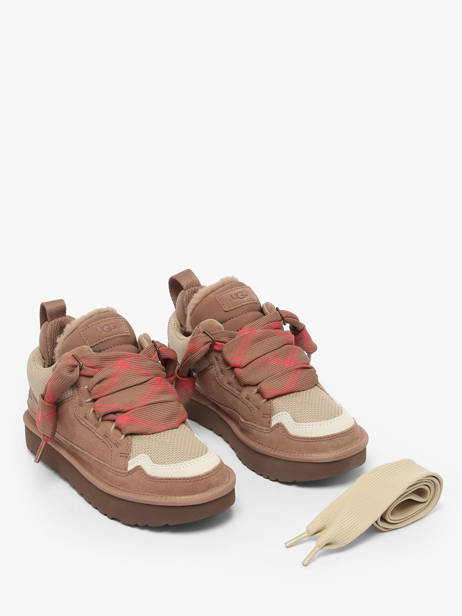 Sneakers Lowmel Uit Leder Ugg Bruin women 1144032 ander zicht 2
