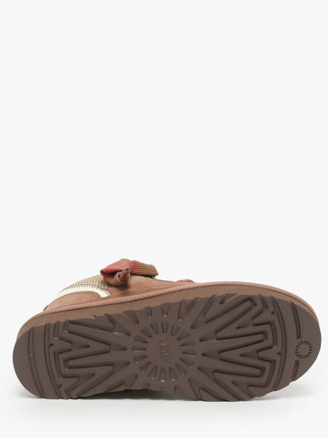 Sneakers Lowmel Uit Leder Ugg Bruin women 1144032 ander zicht 5