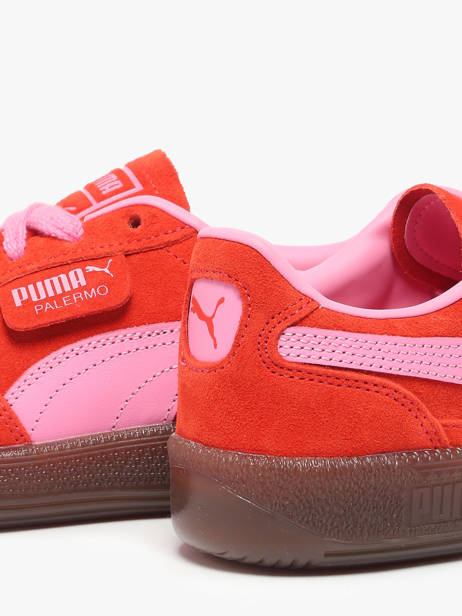 Sneakers Uit Leder Puma Rood women 39646372 ander zicht 3