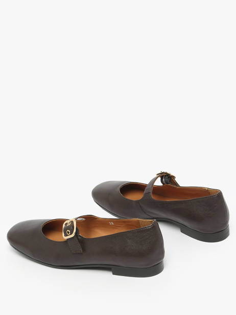 Sneakers Uit Leder Aliwell Bruin women A2715 ander zicht 3