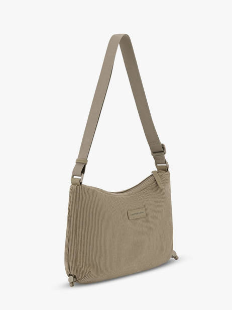 Cross Body Tas Kapten and son Groen cord SC ander zicht 2