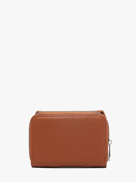 Portemonnee Classic Miniprix Bruin grained H6012 ander zicht 3