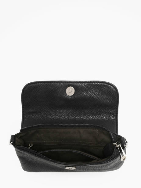 Cross Body Tas Grained Miniprix Zwart grained H9158 ander zicht 2