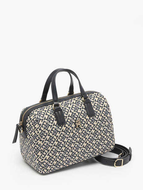Handtas Th Jacquard Gerecycleerd Polyester Tommy hilfiger Blauw th jacquard AW17633 ander zicht 2