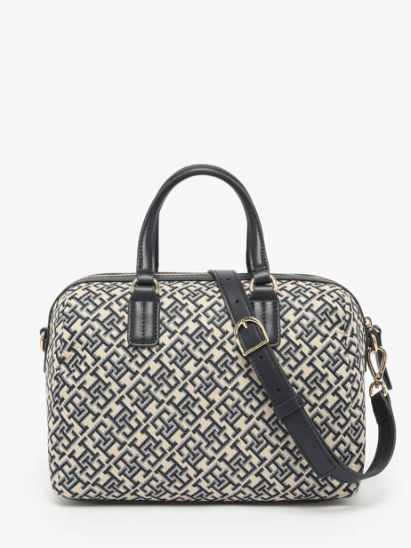Handtas Th Jacquard Gerecycleerd Polyester Tommy hilfiger Blauw th jacquard AW17633 ander zicht 4