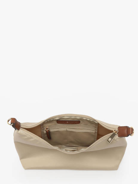 Cross Body Tas Popette Nylon Tommy hilfiger Beige popette AW17937 ander zicht 3
