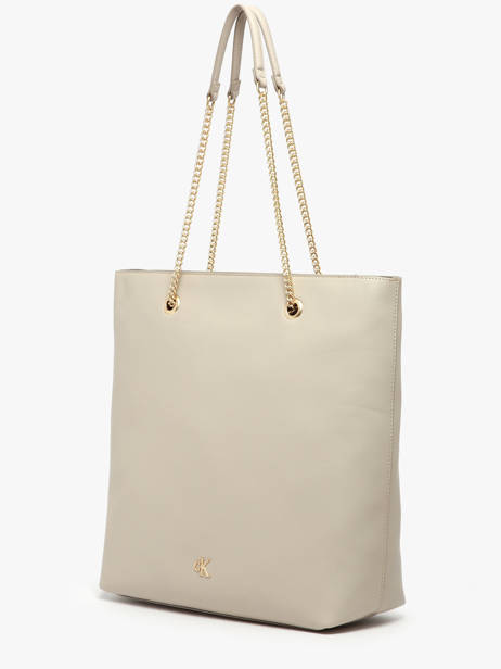 Schoudertas Minimal Mono Calvin klein jeans Beige minimal mono 4F3204G ander zicht 2