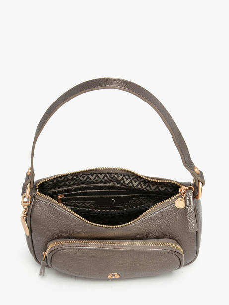 Schoudertas Pocket Lulu castagnette Zilver pocket ZAHYNA ander zicht 3