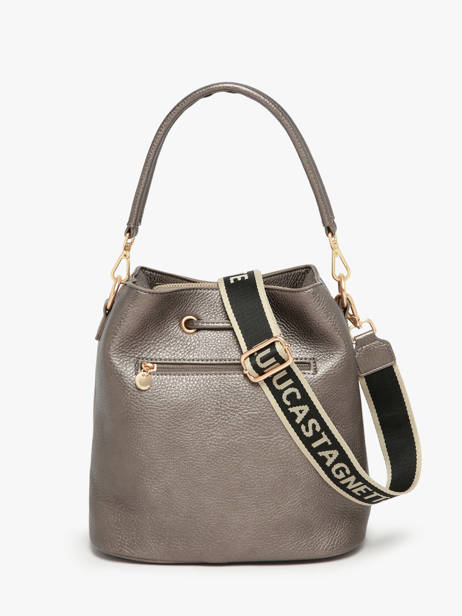 Cross Body Tas Pocket Lulu castagnette Zilver pocket ZAID ander zicht 4