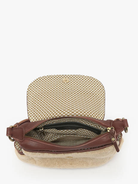 Cross Body Tas Vintage Leder Mila louise Bruin vintage 35231TC ander zicht 3