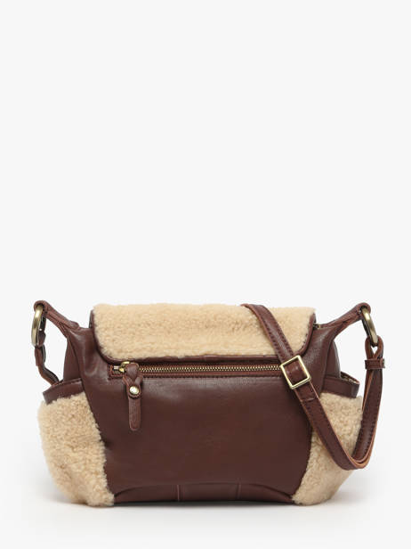 Cross Body Tas Vintage Leder Mila louise Bruin vintage 35231TC ander zicht 4