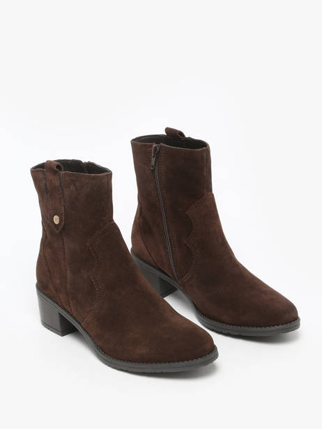Enkellaarsjes Met Hak Uit Leder Tt. bagatt Bruin women 14006100 ander zicht 2