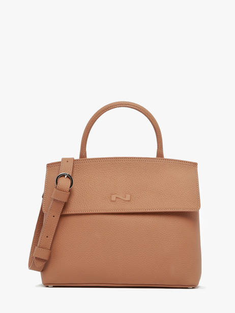 Cross Body Tas Clarita Leder Nathan baume Bruin nathan 18
