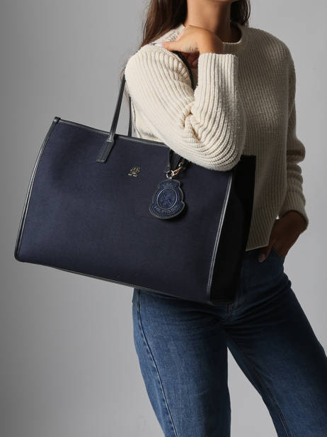 Schoudertas Th City Tommy hilfiger Blauw th city AW18215 ander zicht 1