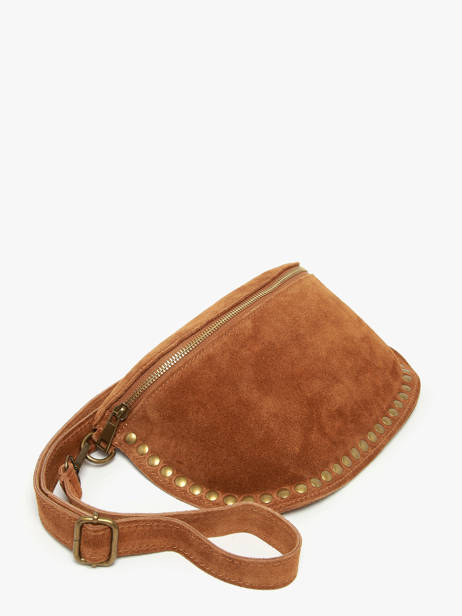 Heuptasje Milano Bruin velvet VE24112 ander zicht 1