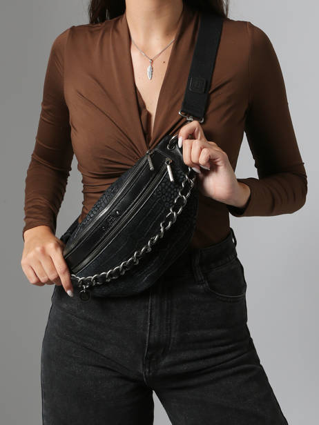 Heuptasje Mila louise Zwart vintage 23689KR ander zicht 1