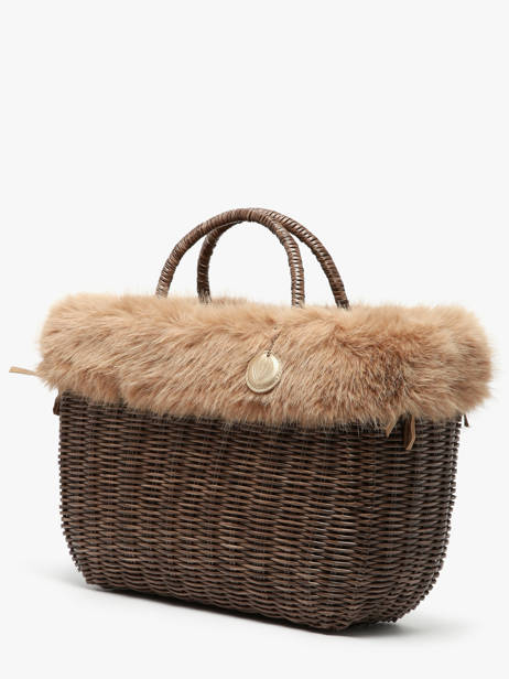 Handtas Doudou Le voyage en panier Bruin doudou L ander zicht 2
