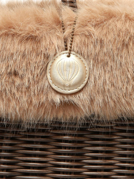 Handtas Doudou Le voyage en panier Bruin doudou L ander zicht 3