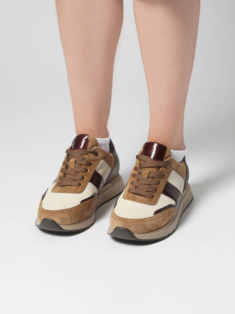 Sneakers Uit Leder Gabor Bruin women 20 ander zicht 1