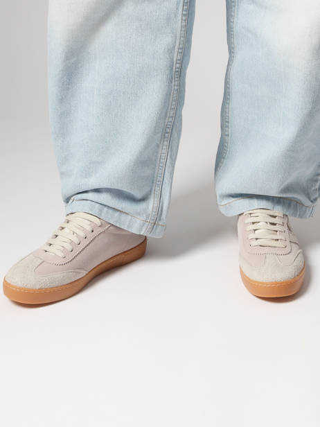 Sneakers Berlin Uit Leder Victoria Beige women 1126229 ander zicht 1