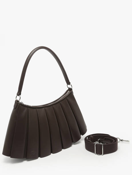 Schoudertas Lenglen Leder Lacoste Bruin lenglen NU5176DP ander zicht 1