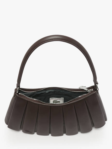 Schoudertas Lenglen Leder Lacoste Bruin lenglen NU5176DP ander zicht 2