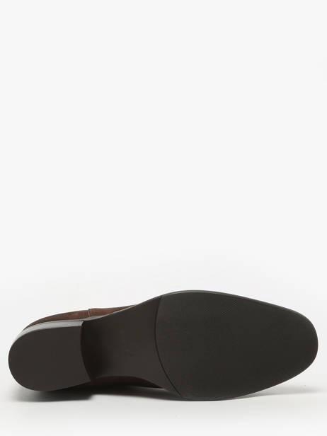 Enkellaarsjes Uit Leder Inuovo Bruin women E07001 ander zicht 4