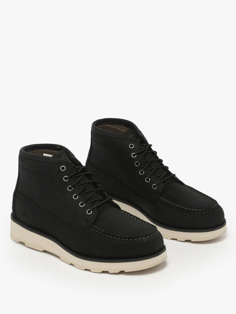 Enkellaarzen Uit Leder Timberland Zwart men 6CEPEK41 ander zicht 1
