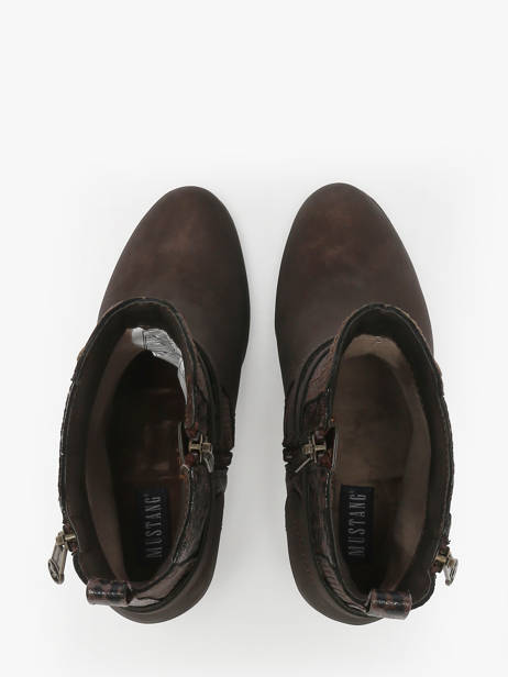 Enkellaarsjes Met Hak Mustang Bruin women M0162008 ander zicht 3