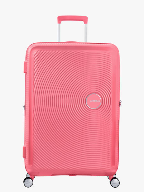 Harde Reiskoffer M Soundbox American tourister Roze soundbox 32G003