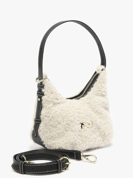 Cross Body Tas Sam Shearling En Leder Nathan baume Beige vogue S ander zicht 2