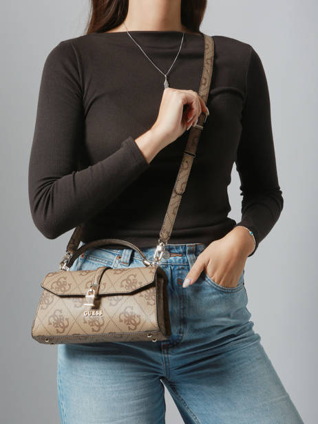 Cross Body Tas Queensland Guess Bruin queensland OS965520 ander zicht 1