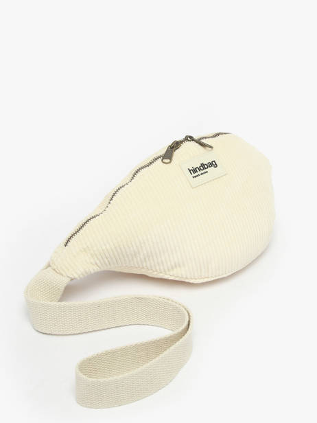 Heuptasje Hindbag Beige velours V ander zicht 2