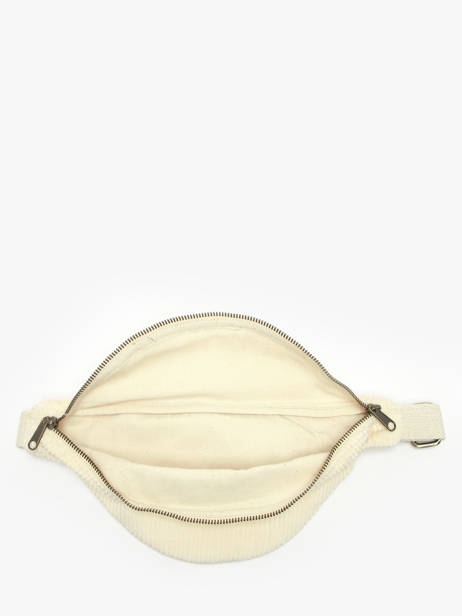 Heuptasje Hindbag Beige velours V ander zicht 3