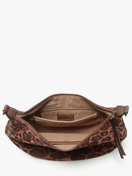 Cross Body Tas Leopard Miniprix Bruin leopard L ander zicht 2