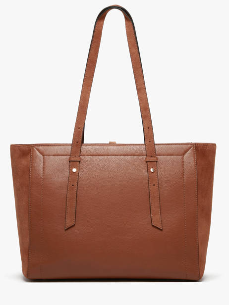 Schoudertas Altesse Suede Leder Etrier Bruin altesse suede EASU088M ander zicht 4