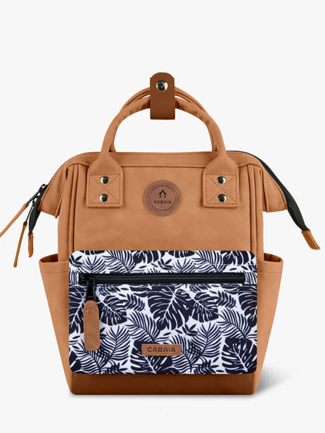 Rugzak 1 Compartiment Cabaia Bruin adventurer XS ander zicht 2