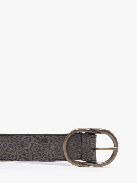 Damesriem Leder Pieces Grijs laura 17125486 ander zicht 2