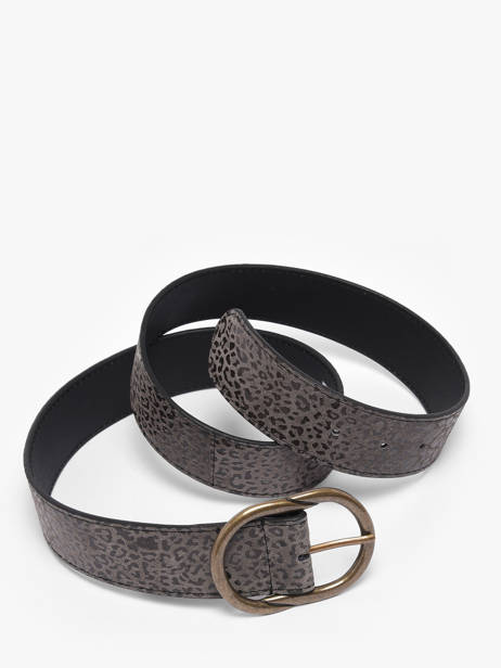 Damesriem Leder Pieces Grijs laura 17125486 ander zicht 3