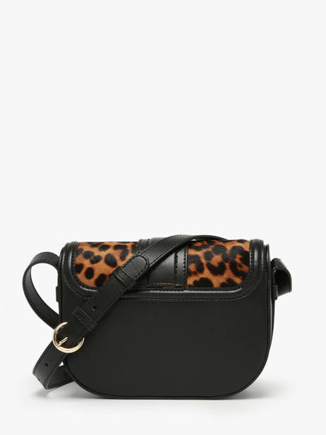 Cross Body Tas Sienna Léopard Leder Lancel Bruin sienna A13753 ander zicht 4