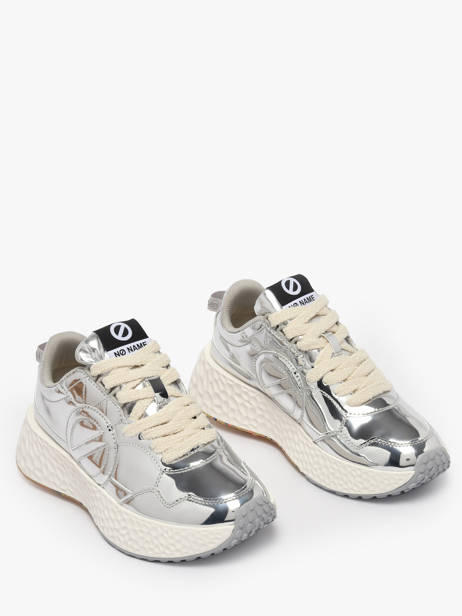Sneakers Carter Jogger Uit Leder No name Zilver women VEMI01AL ander zicht 1