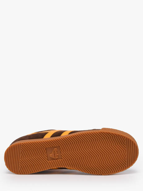 Sneakers Harrier Uit Leder Gola Bruin men CMA192 ander zicht 4