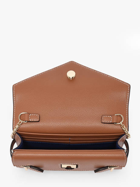 Cross Body Tas Emily Leder Le tanneur Bruin emily TEMI1056 ander zicht 3