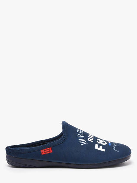 Pantoffels La maison de l'espadrille Blauw men 8 ander zicht 1