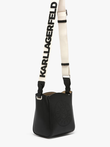Cross Body Tas K Circle Karl lagerfeld Zwart k circle A4W30067 ander zicht 2